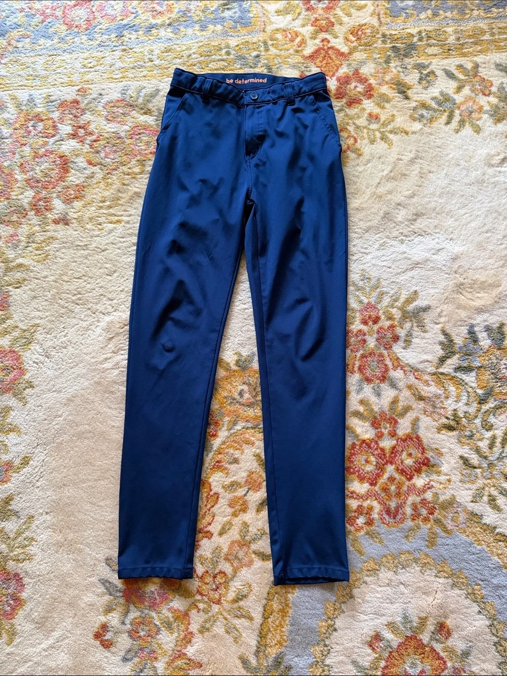 4 Piece Bundle Boys French Toast Navy Blue School Uniform Slim Fit Pant Size 16